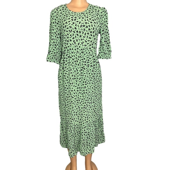 Nobody’s Child Selena Midi Dress Mint Green - Picture 1 of 11